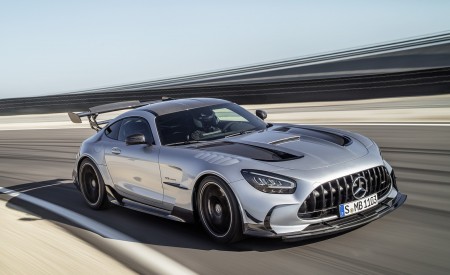 2021 Mercedes-AMG GT Black Series (Color: High Tech Silver) Front Three-Quarter Wallpapers 450x275 (116)