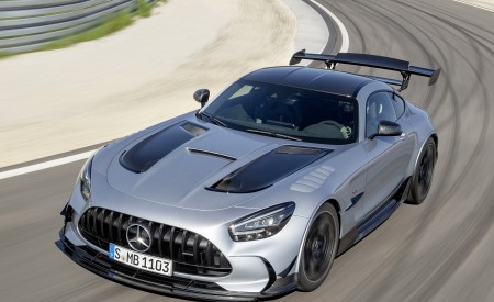 2021 Mercedes-AMG GT Black Series (Color: High Tech Silver) Front Three-Quarter Wallpapers 450x275 (138)