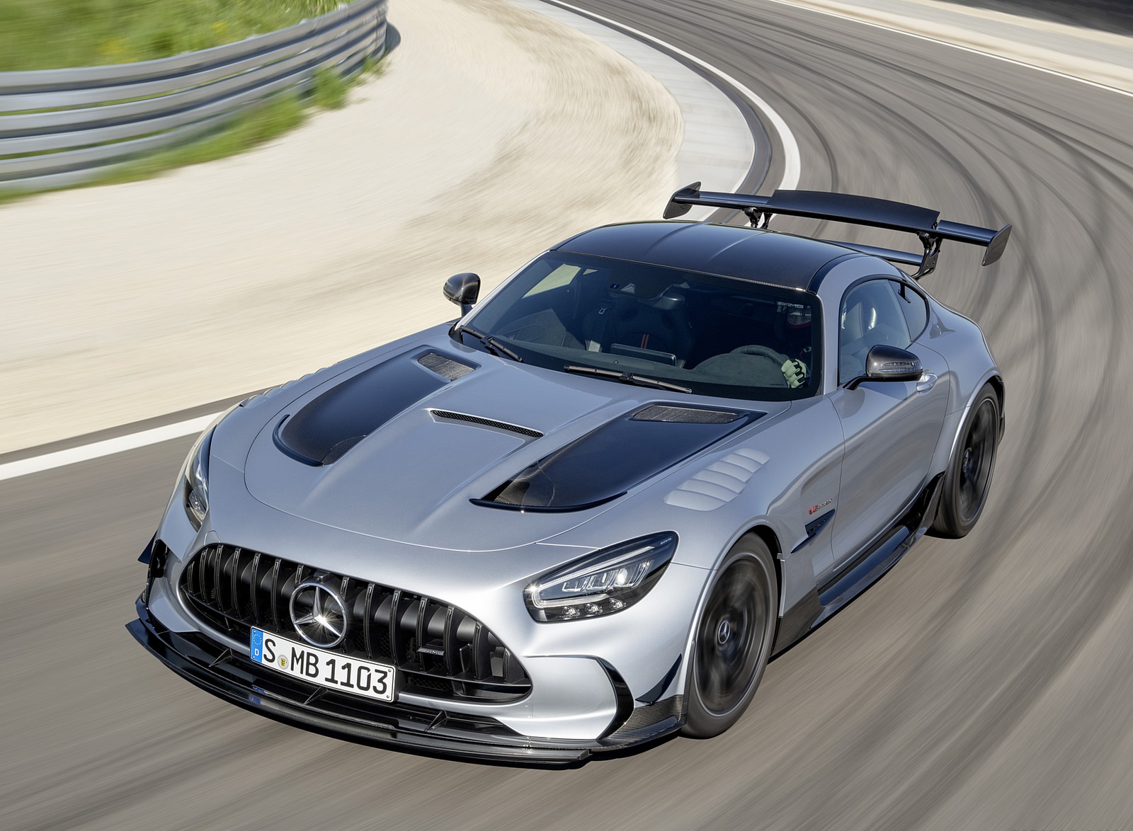 2021 Mercedes-AMG GT Black Series (Color: High Tech Silver) Front Three-Quarter Wallpapers #138 of 204