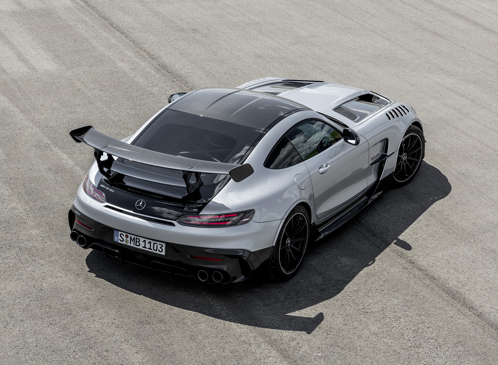 2021 Mercedes-AMG GT Black Series (Color: High Tech Silver) Rear Three-Quarter Wallpapers #157 of 204
