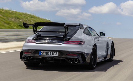 2021 Mercedes-AMG GT Black Series (Color: High Tech Silver) Rear Wallpapers 450x275 (141)