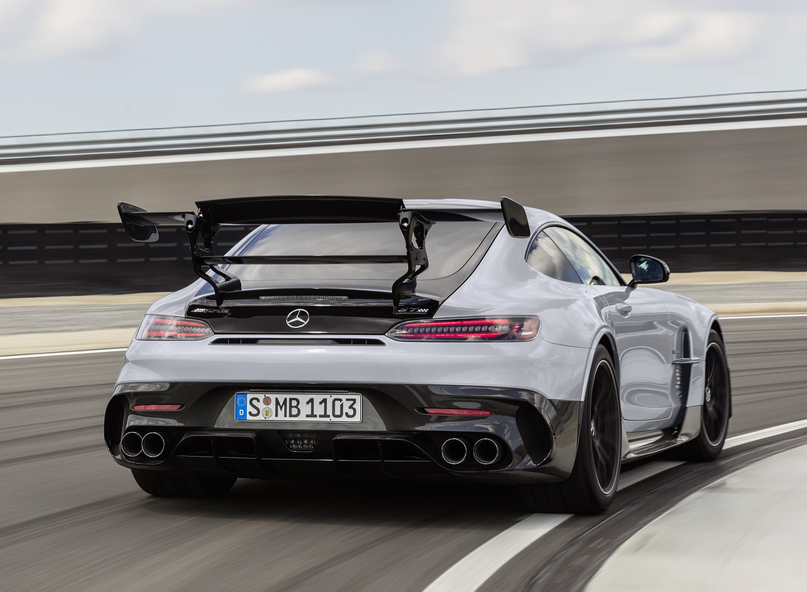 2021 Mercedes-AMG GT Black Series (Color: High Tech Silver) Rear Wallpapers  #143 of 204