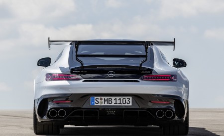 2021 Mercedes-AMG GT Black Series (Color: High Tech Silver) Rear Wallpapers 450x275 (158)