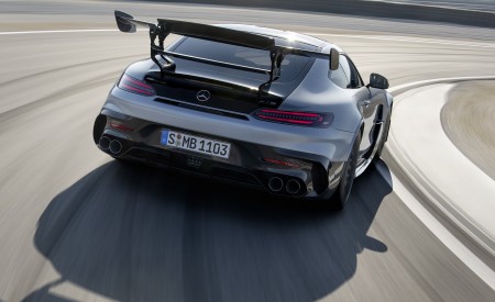 2021 Mercedes-AMG GT Black Series (Color: High Tech Silver) Rear Wallpapers 450x275 (144)
