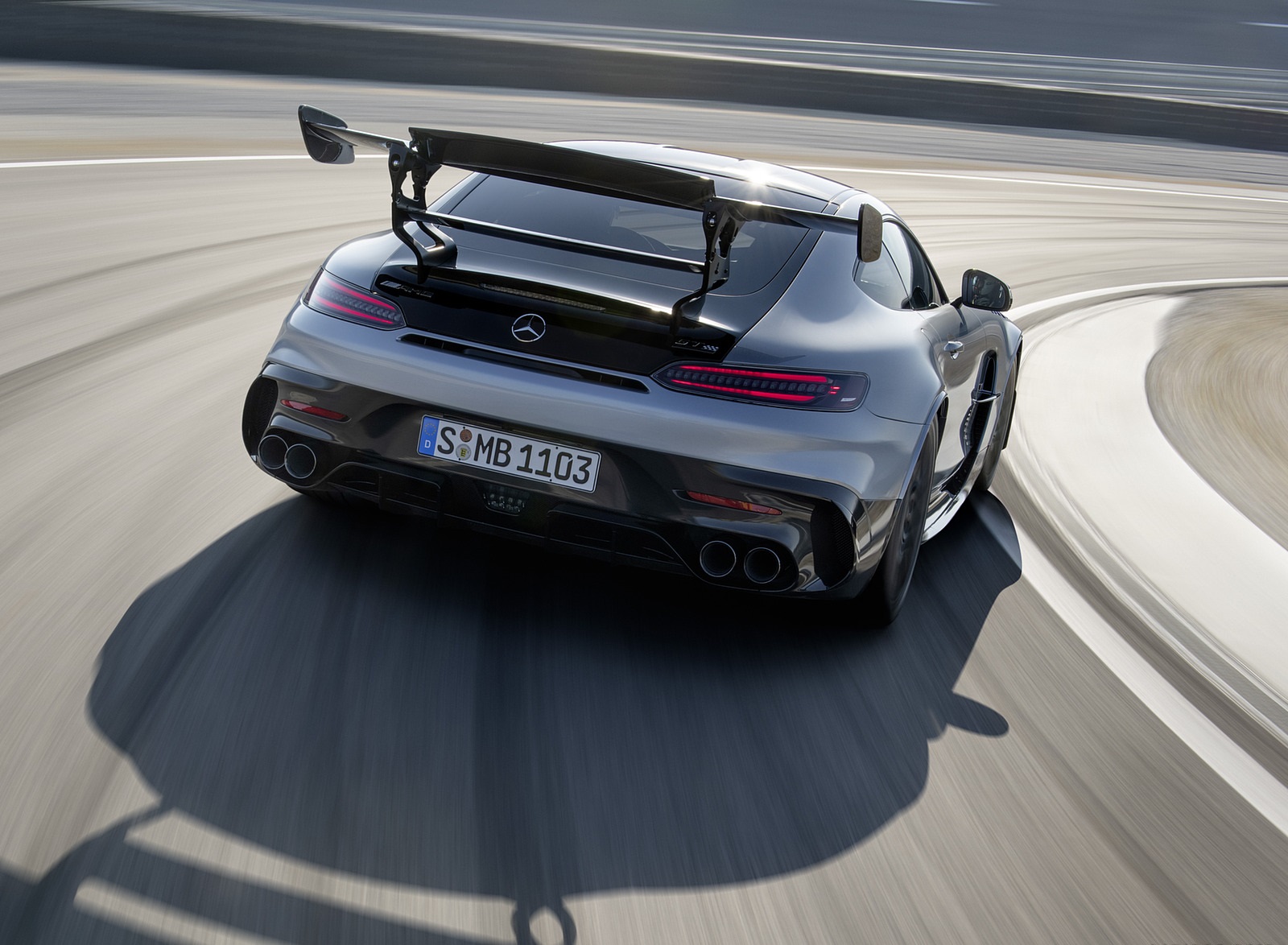 2021 Mercedes-AMG GT Black Series (Color: High Tech Silver) Rear Wallpapers #144 of 204