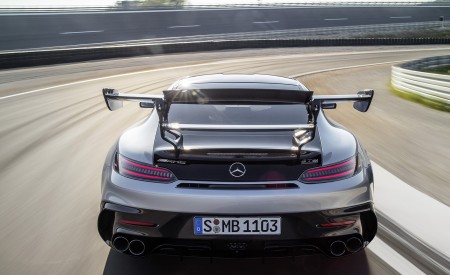 2021 Mercedes-AMG GT Black Series (Color: High Tech Silver) Rear Wallpapers 450x275 (121)