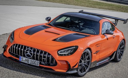 2021 Mercedes-AMG GT Black Series (Color: Magma Beam) Front Three-Quarter Wallpapers 450x275 (56)