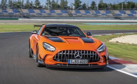 2021 Mercedes-AMG GT Black Series (Color: Magma Beam) Front Wallpapers 450x275 (11)