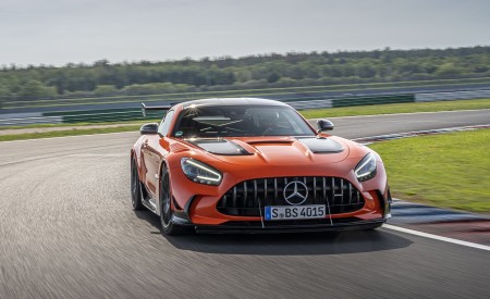 2021 Mercedes-AMG GT Black Series (Color: Magma Beam) Front Wallpapers 450x275 (2)