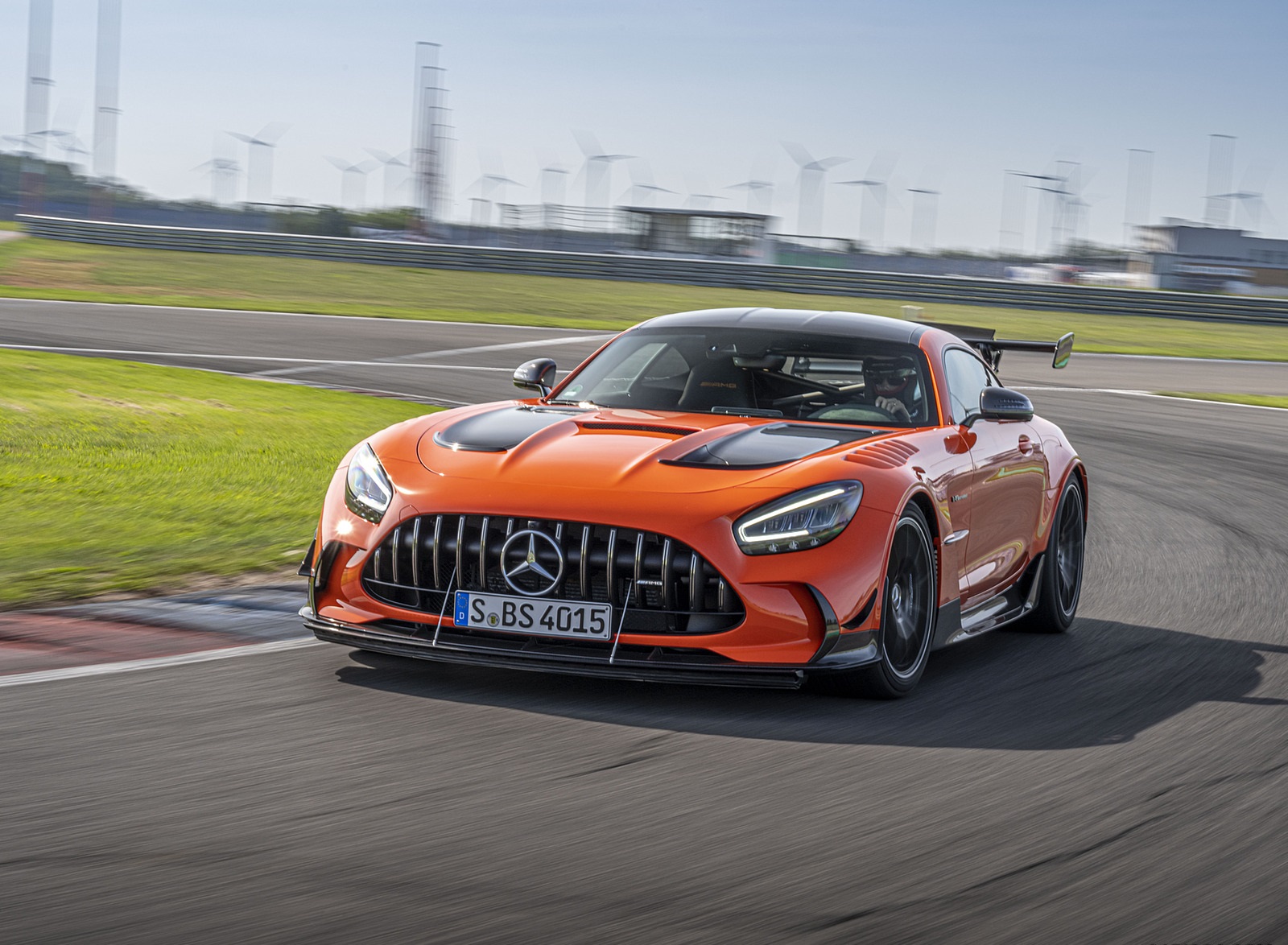 2021 Mercedes-AMG GT Black Series (Color: Magma Beam) Front Wallpapers (1)
