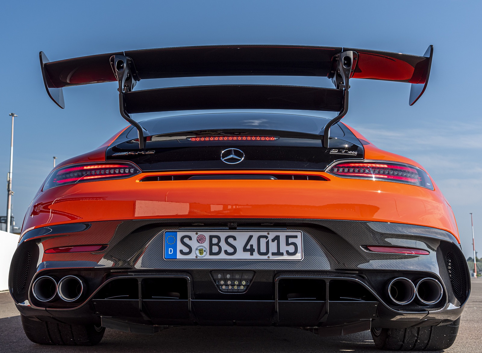2021 Mercedes-AMG GT Black Series (Color: Magma Beam) Rear Wallpapers #76 of 204