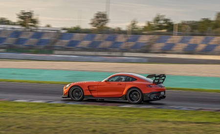 2021 Mercedes-AMG GT Black Series (Color: Magma Beam) Side Wallpapers 450x275 (30)