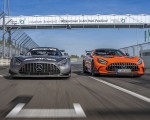 2021 Mercedes-AMG GT Black Series (Color: Magma Beam) and AMG GT3 Racing Car Wallpapers 150x120