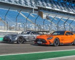 2021 Mercedes-AMG GT Black Series (Color: Magma Beam) and AMG GT3 Racing Car Wallpapers 150x120