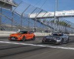 2021 Mercedes-AMG GT Black Series (Color: Magma Beam) and AMG GT3 Racing Car Wallpapers 150x120