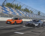 2021 Mercedes-AMG GT Black Series (Color: Magma Beam) and AMG GT3 Racing Car Wallpapers 150x120 (40)