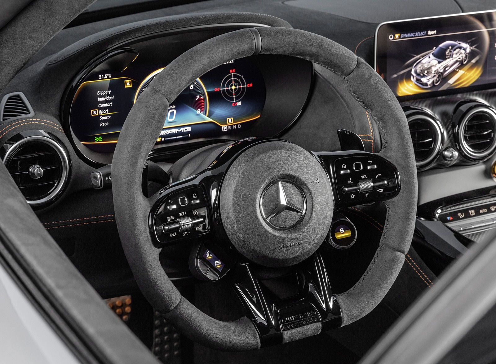 2021 Mercedes-AMG GT Black Series Interior Steering Wheel Wallpapers  #188 of 204