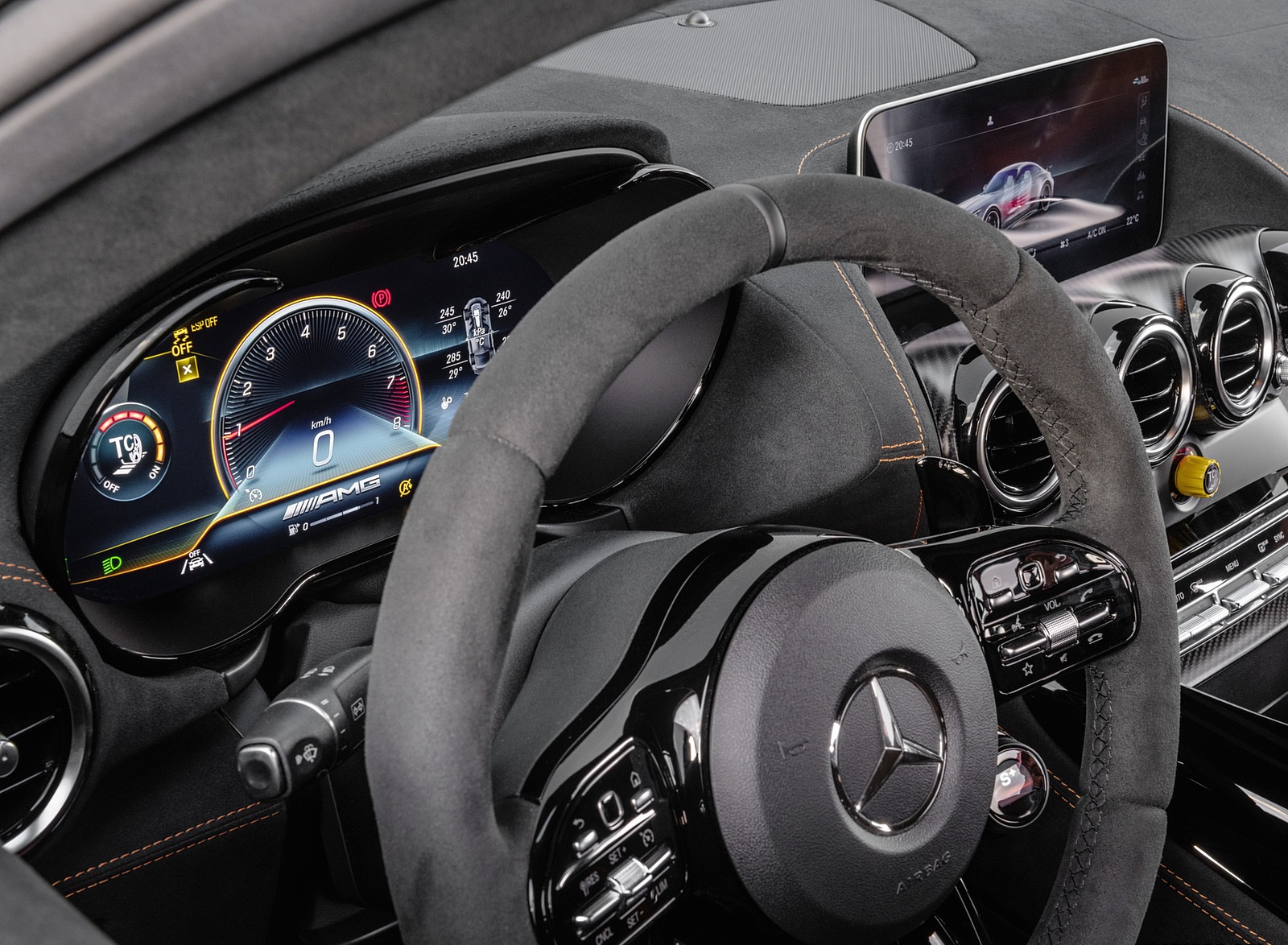 2021 Mercedes-AMG GT Black Series Interior Steering Wheel Wallpapers #189 of 204