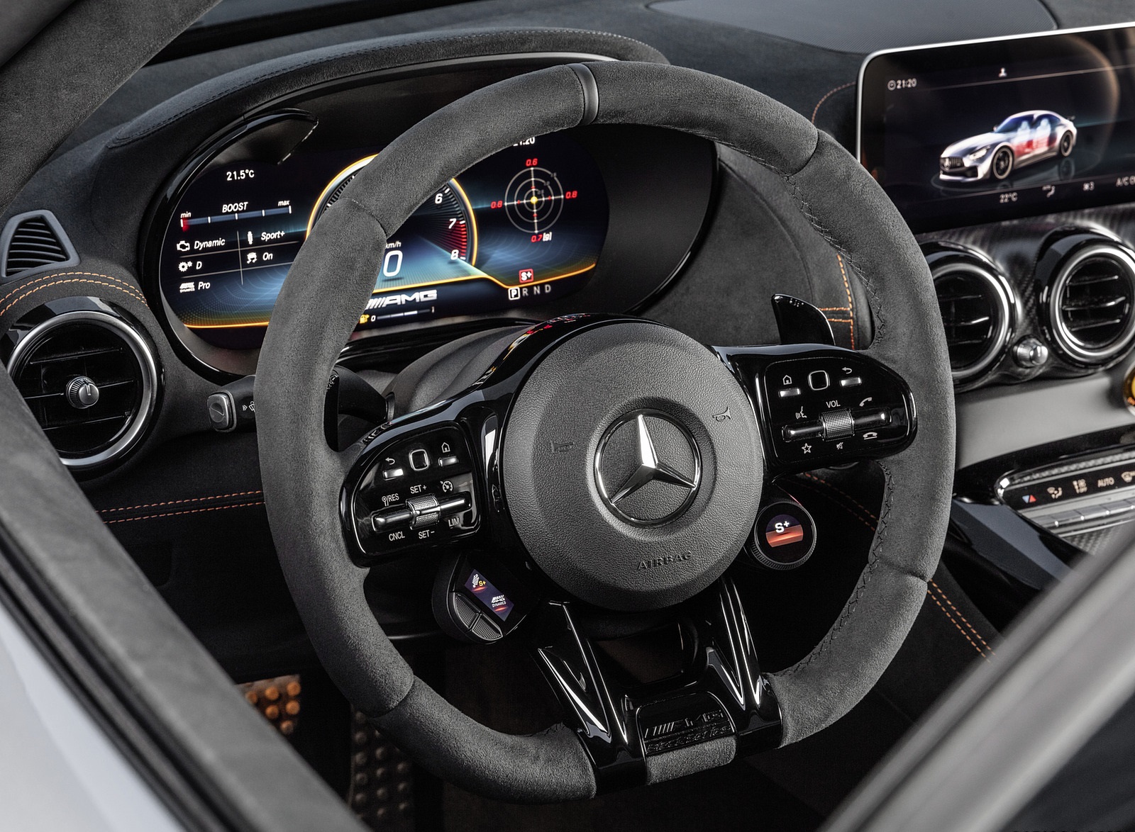 2021 Mercedes-AMG GT Black Series Interior Steering Wheel Wallpapers #190 of 204