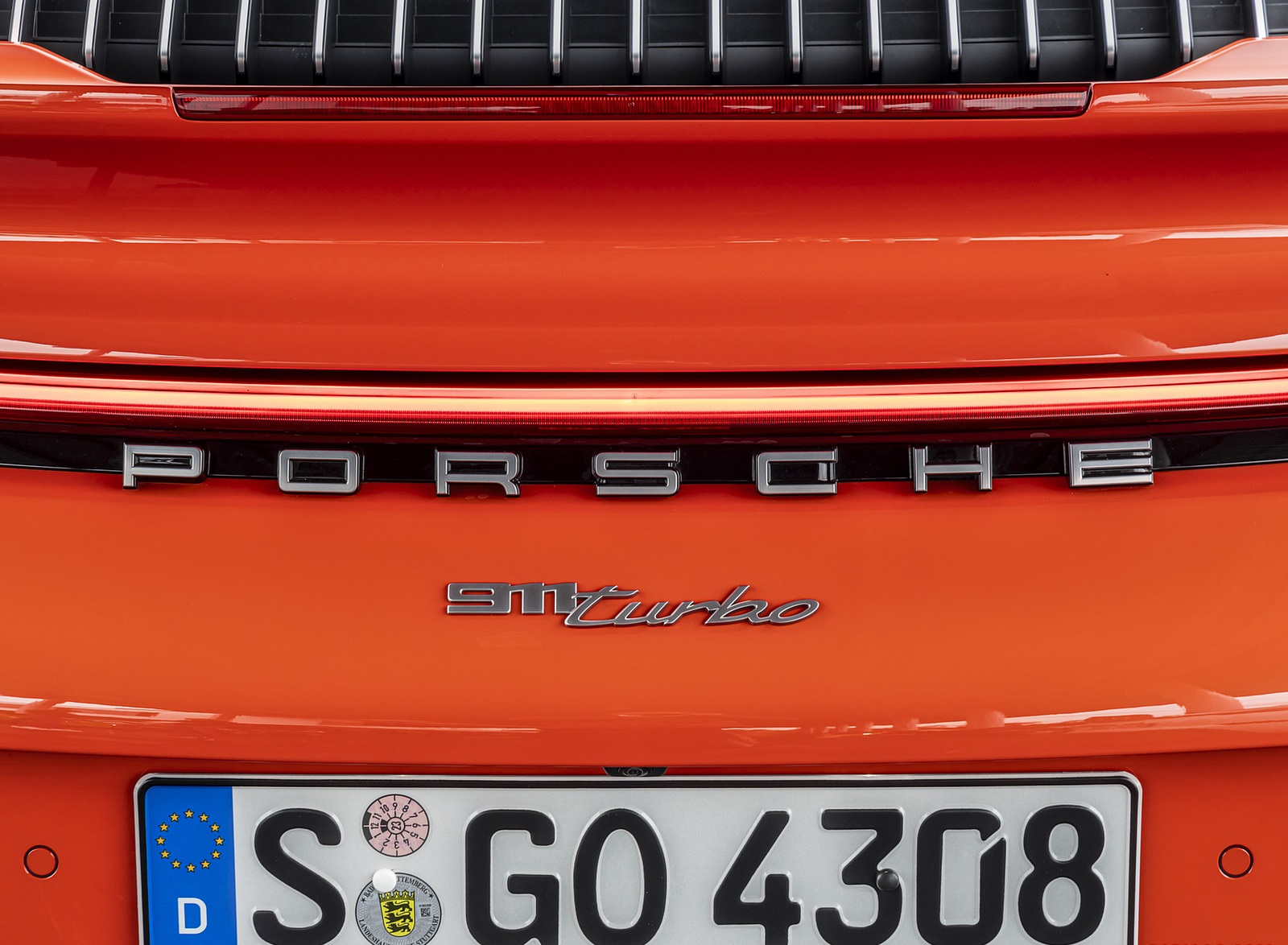 2021 Porsche 911 Turbo (Color: Lava Orange) Detail Wallpapers #112 of 225