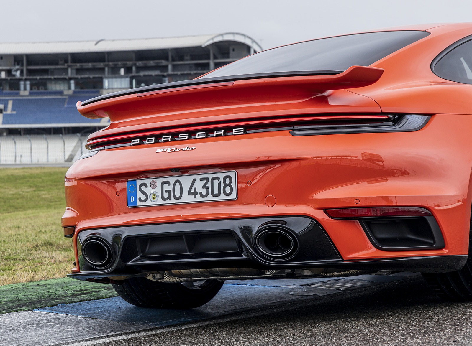 2021 Porsche 911 Turbo (Color: Lava Orange) Detail Wallpapers #110 of 225