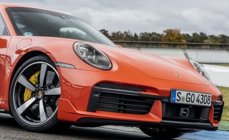 2021 Porsche 911 Turbo (Color: Lava Orange) Detail Wallpapers  450x275 (98)