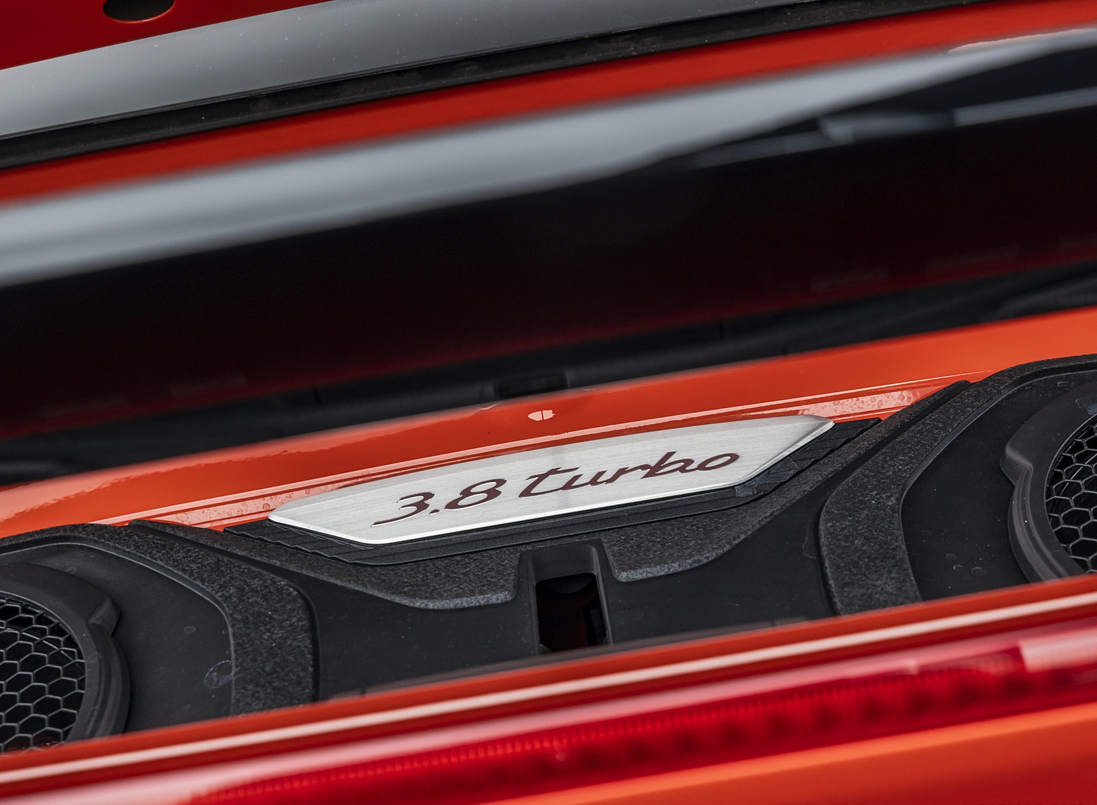 2021 Porsche 911 Turbo (Color: Lava Orange) Engine Wallpapers #108 of 225