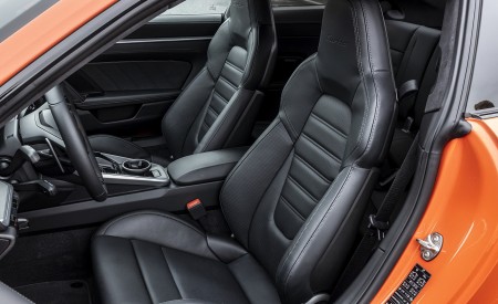 2021 Porsche 911 Turbo (Color: Lava Orange) Interior Seats Wallpapers 450x275 (115)