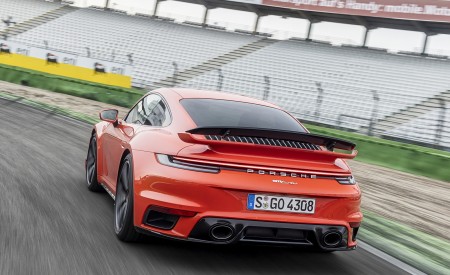 2021 Porsche 911 Turbo (Color: Lava Orange) Rear Wallpapers  450x275 (69)
