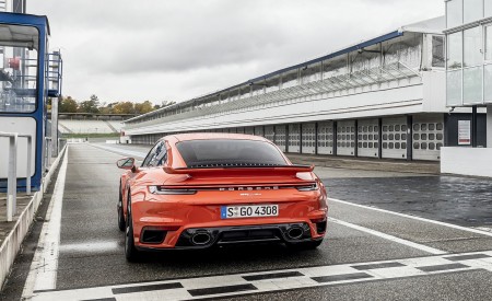 2021 Porsche 911 Turbo (Color: Lava Orange) Rear Wallpapers 450x275 (94)