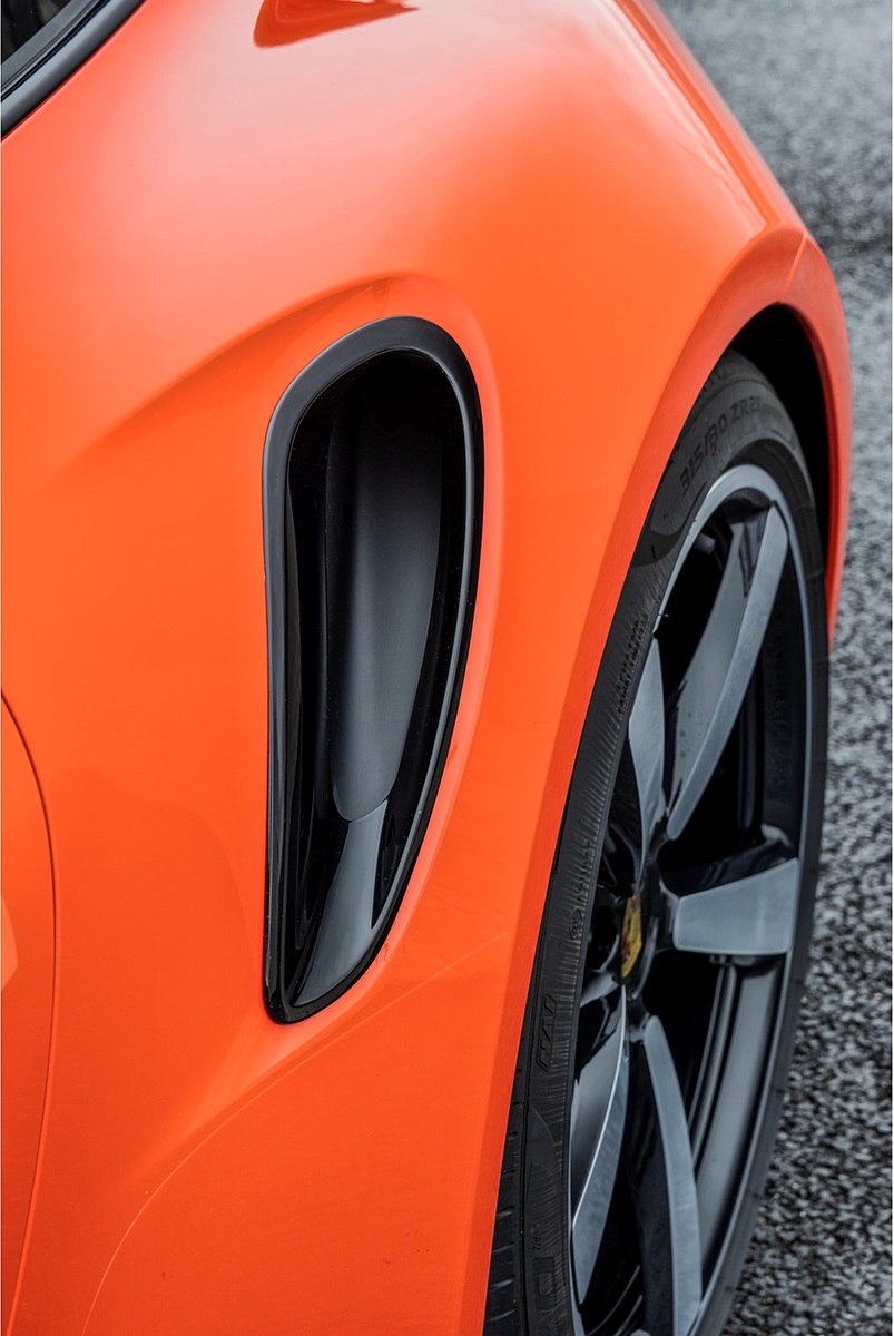 2021 Porsche 911 Turbo (Color: Lava Orange) Side Vent Wallpapers #103 of 225