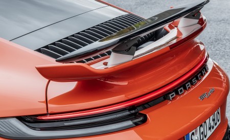 2021 Porsche 911 Turbo (Color: Lava Orange) Spoiler Wallpapers  450x275 (101)