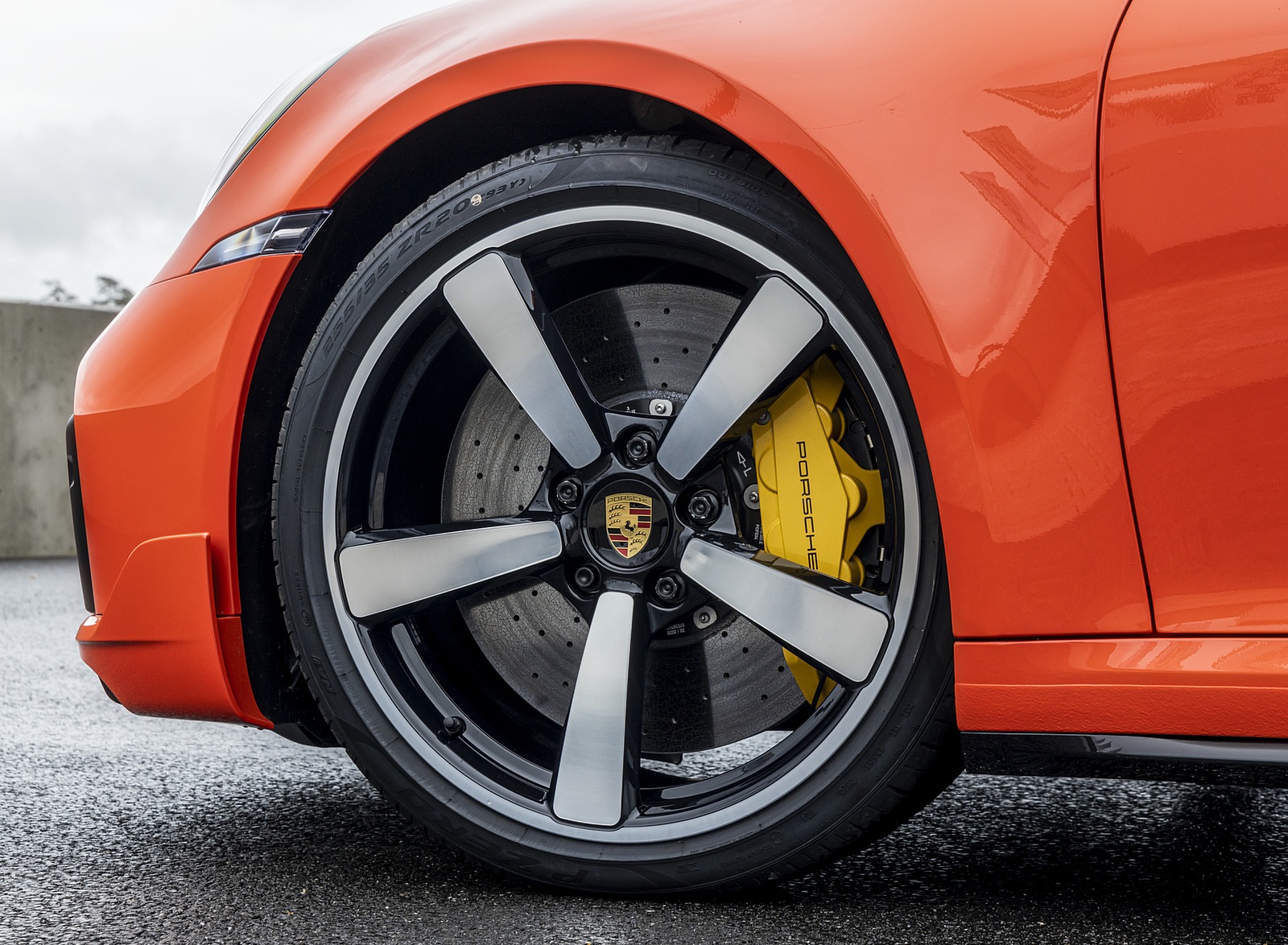 2021 Porsche 911 Turbo (Color: Lava Orange) Wheel Wallpapers #100 of 225