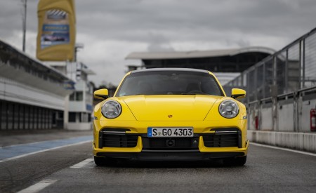 2021 Porsche 911 Turbo (Color: Racing Yellow) Front Wallpapers  450x275 (17)