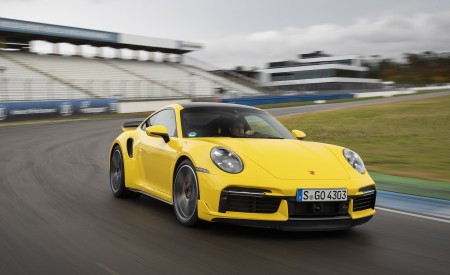 2021 Porsche 911 Turbo (Color: Racing Yellow) Front Wallpapers 450x275 (5)