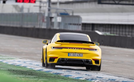 2021 Porsche 911 Turbo (Color: Racing Yellow) Rear Wallpapers 450x275 (15)