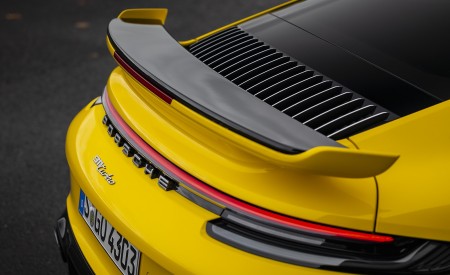 2021 Porsche 911 Turbo (Color: Racing Yellow) Spoiler Wallpapers 450x275 (25)