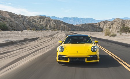 2021 Porsche 911 Turbo (Color: Racing Yellow; US-Spec) Front Wallpapers  450x275 (135)