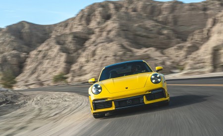 2021 Porsche 911 Turbo (Color: Racing Yellow; US-Spec) Front Wallpapers 450x275 (129)