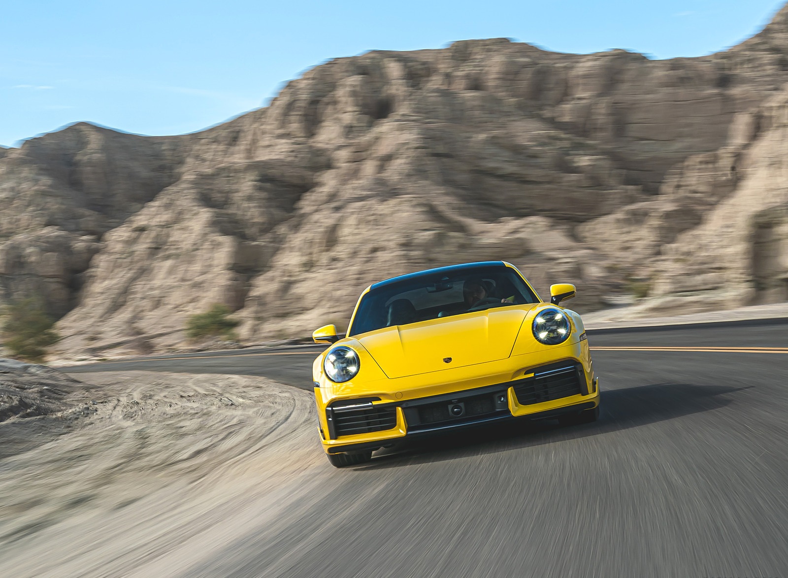 2021 Porsche 911 Turbo (Color: Racing Yellow; US-Spec) Front Wallpapers #129 of 225