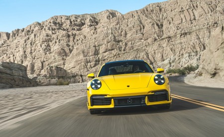 2021 Porsche 911 Turbo (Color: Racing Yellow; US-Spec) Front Wallpapers 450x275 (136)