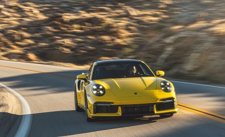 2021 Porsche 911 Turbo (Color: Racing Yellow; US-Spec) Front Wallpapers 450x275 (126)