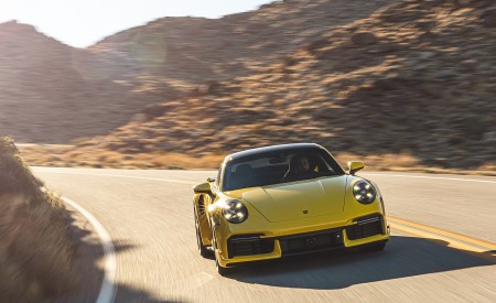 2021 Porsche 911 Turbo (Color: Racing Yellow; US-Spec) Front Wallpapers 450x275 (127)