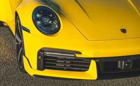 2021 Porsche 911 Turbo (Color: Racing Yellow; US-Spec) Headlight Wallpapers 450x275 (163)
