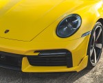 2021 Porsche 911 Turbo (Color: Racing Yellow; US-Spec) Headlight Wallpapers 150x120