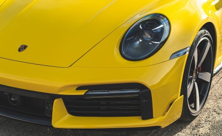 2021 Porsche 911 Turbo (Color: Racing Yellow; US-Spec) Headlight Wallpapers 450x275 (162)