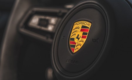 2021 Porsche 911 Turbo (Color: Racing Yellow; US-Spec) Interior Steering Wheel Wallpapers 450x275 (196)