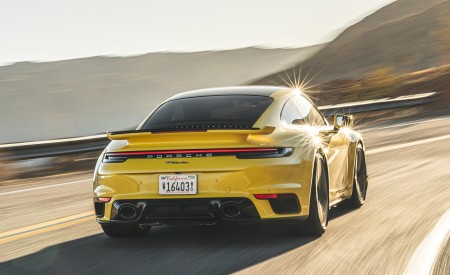2021 Porsche 911 Turbo (Color: Racing Yellow; US-Spec) Rear Wallpapers 450x275 (131)