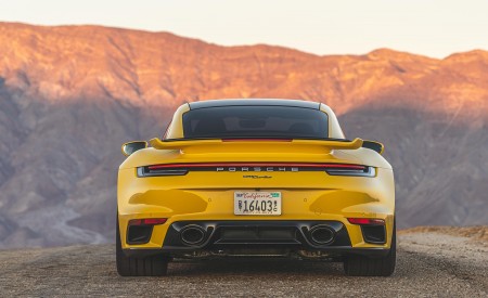2021 Porsche 911 Turbo (Color: Racing Yellow; US-Spec) Rear Wallpapers 450x275 (158)