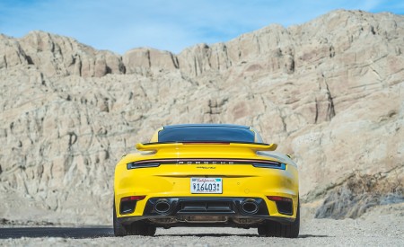 2021 Porsche 911 Turbo (Color: Racing Yellow; US-Spec) Rear Wallpapers 450x275 (154)